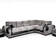 Furnishings For Less UK Large Portland Black Sofa 335cm 5 Seater