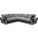 Furnishings For Less UK Large Portland Black Sofa 335cm 5 Seater