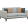 Coaster Apperso Upholstered Track Arm Set Light Grey Sofa 83.5" 3pcs 3 Seater