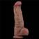 Lovetoy Dual Layered Silicone Cock XXL 10.5 Brown