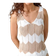 Roman Chevron Stripe Knit Top - Natural