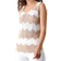 Roman Chevron Stripe Knit Top - Natural
