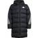 adidas Junior Future Icons Long Quilted Jacket - Black