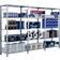 Boltless Starting Section Silver Reolsystem 100x250cm