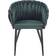 Beliani Milan Dark Green Silla de Cocina 80cm 2pcs