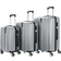 Royalty Line Travel Suitcase Set of 3 - Silver