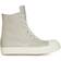 Rick Owens High Sneakers - Pearl/Milk