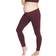 Modern Eternity Ella Activewear Seamless Maternity Leggings Burgundy Jacquard