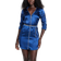 Guess Factory Galina Satin Shirtdress - Blue