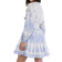 Neo Noir Malti Border Dress - White