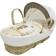 Kinder Valley Tiny Ted Cream Palm Moses Basket with Rocking Stand 18.1x33.1"