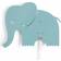 Roommate Elephant Vägglampa