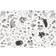 Arabia Moomin Place Mat White, Black (44x33cm)