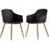 Life Interiors Eden Black Kitchen Chair 83cm 2pcs