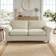 Dunelm Flori 3 Chenille Sandstone Sofa 202cm 3 Seater