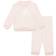 adidas Infant Badge of Sport French Terry Jogger - Sandy Pink/White