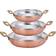 Hakan Copper Egg Cookware Set 3 Parts