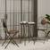 vidaXL terracotta Mosaic Bistro Set, 1 Table incl. 2 Chairs