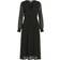 Vila Long Sleeved Midi Dress - Black