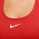 Nike Women's Swoosh Medium Support Padded Sports Bra - University Red/White