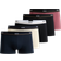 HUGO BOSS Men's Essential Trunks 5-pack - White/Red /Black/Blue