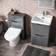 Nes Home Merton Vanity Basin Unit, WC Unit & Elso Back to Wall Toilet