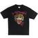 Ed Hardy Retro Tiger Rhinestone Tee - Faded Black