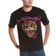 Ed Hardy Retro Tiger Rhinestone Tee - Faded Black