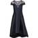 Adrianna Papell Mikado High Low Party Dress - Midnight