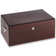 Bey-Berk Walnut Wood 120 Cigar Humidor