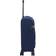 Infinity Leather Light Travel Suitcases Set of 3 - Navy
