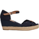 Tommy Hilfiger Wedge Heel Open Toe Espadrille - Space Blue