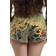 Ed Hardy Butterflies Fleece Shorts - Olive Green