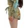 Ed Hardy Butterflies Fleece Shorts - Olive Green