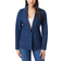 Gloria Vanderbilt Denim One Button Blazer - Commack Medium Wash