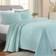 Superior Cotton Matelasse Bedspread Blue (279.4x205.7cm)