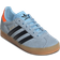 Adidas Kid's Gazelle - Clear Sky/Core Black/Solar Orange