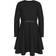 Calvin Klein Flared Punto Logo Dress - Black (IG0IG02666-BEH)