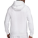 NIKE Men's Club Fleece Pullover Hoodie - White/Safety Orange