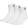 Adidas Cushioned Sportswear Ankle Socks 3-Pairs - White/Black