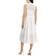 Anne Klein Eyelet Embroidered Belted Pleated Dress - Bright White