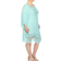 White Mark Crocheted Fringed Trim Dress Cover Up Plus Size - Mint