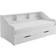 Relita Functional Extendable Bed with 2 Drawers & Shelf 37.4x81.1"