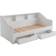 Relita Functional Extendable Bed with 2 Drawers & Shelf 37.4x81.1"