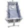 VitaliSpa Baby Crib with Rollers 21.3x39.4"