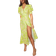 Never Fully Dressed Mosaic Lindos Dress - Lime