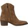 Tamaris Elegant Western Ankle Boots - Brown