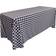 LA Linen Gingham Tablecloth Grey, Blue, White (396.2x228.6cm)