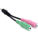 DeLock 3.5 mm - 2x3.5 mm M-F 0.1m