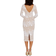 Dress The Population Emery Dress - White/Beige